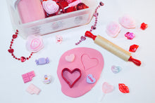 Load image into Gallery viewer, Valentine Sweet Shop Mini Playdough Sensory Kit
