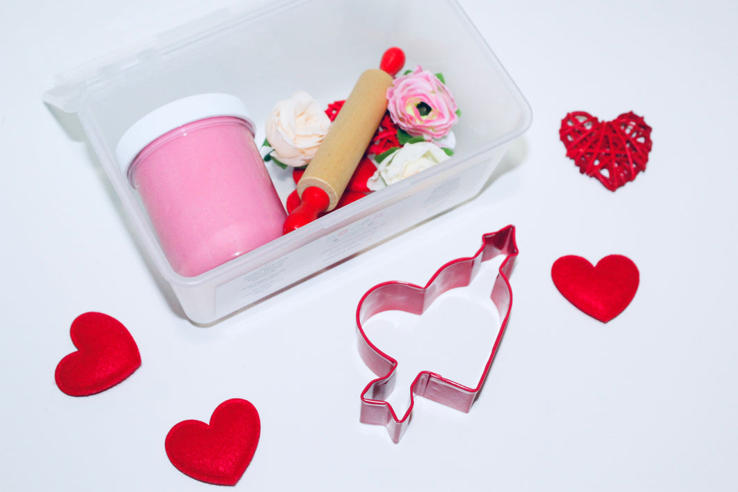 Valentine Toddler Mini Playdough Sensory Kit