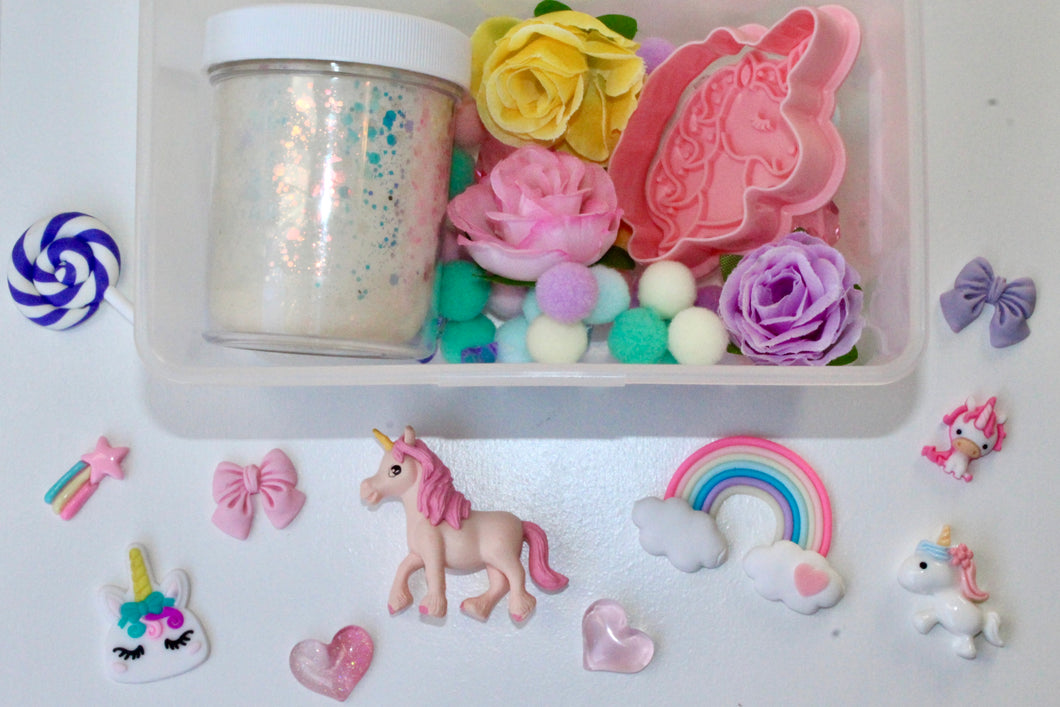 Unicorn Mini Playdough Sensory Kit